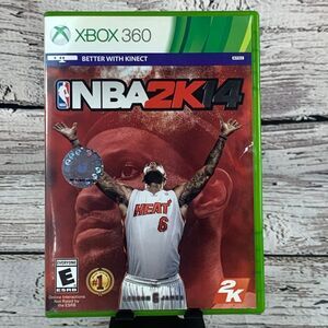 NBA 2K14 Xbox‎ 360 Basketball Video Game Complete with Manual & Promo Insert